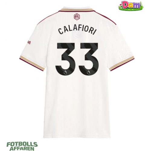 Arsenal Riccardo Calafiori #33 Tredje Tröja Kvinnor 2025-26 Kortärmad